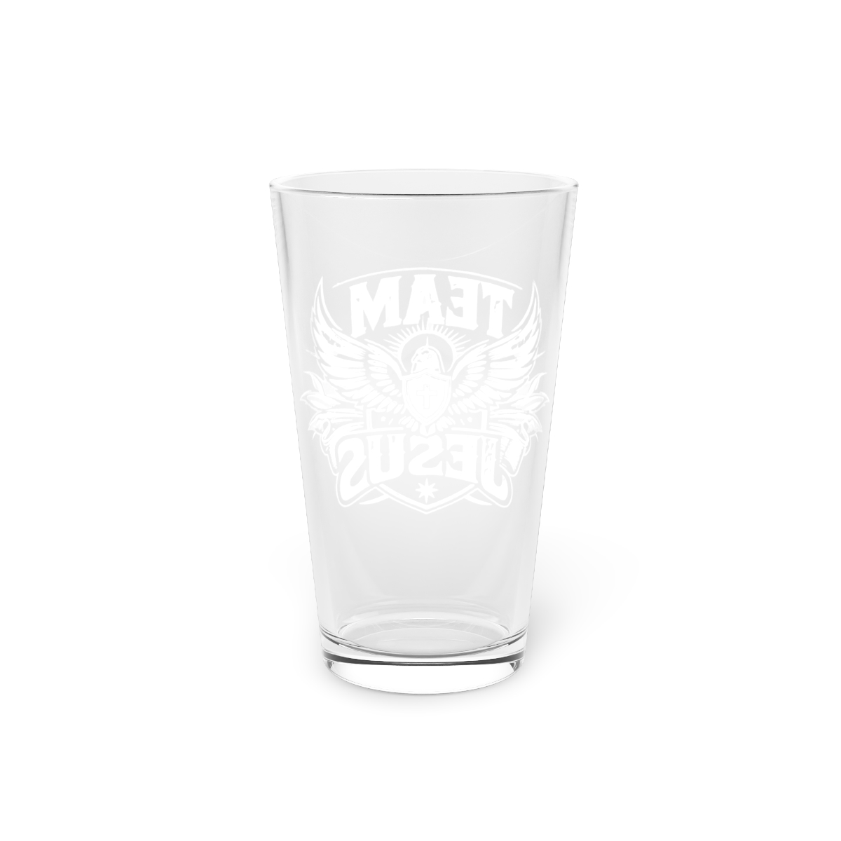 team Jesus drinking glass product thumbnail image