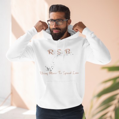 RSB - Spreading Love With Music Unisex Premium Pullover Hoodie