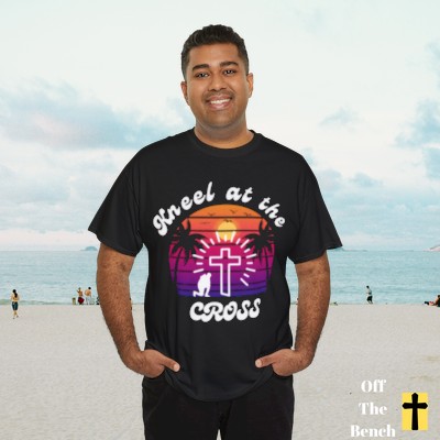Kneel at the Cross Christian T-shirt