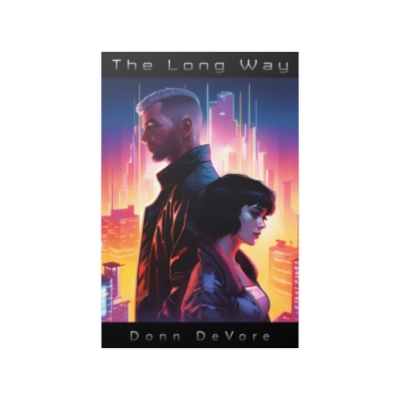 20"x30"  The Long Way | Donn DeVore | Lex and Ami | Satin Poster (210gsm)