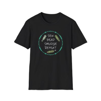 Sew-Bead-Smudge Unisex Softstyle T-Shirt