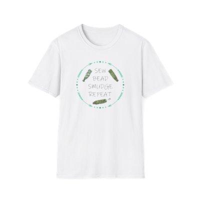 Sew-Bead-Smudge (Colors) Unisex Softstyle T-Shirt