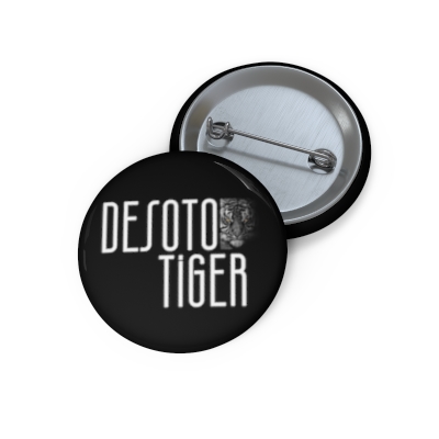 Desoto Tiger Custom Pin Button