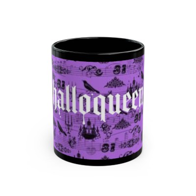 Hallowqueen Purple 11oz Black Mug