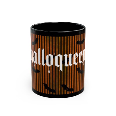 Hallowqueen Orange 11oz Black Mug