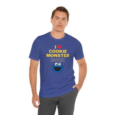 "Cookie Monster Rock" Unisex Tee