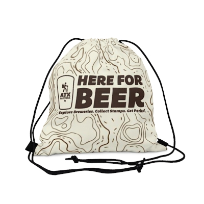 Here For Beer Drawstring Bag