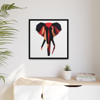 Elephant Oil Painting On Canvas