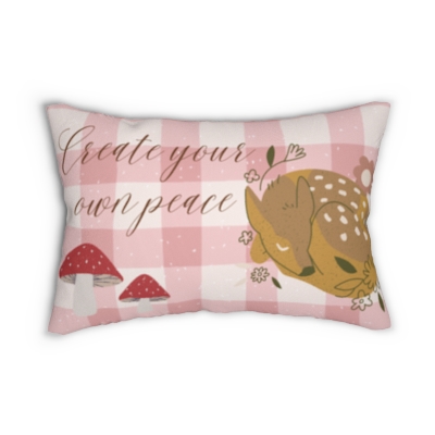 Peaceful Deer Pillow