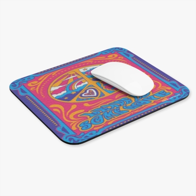  Psychedelic Love Mouse Pad #4 (Rectangle)
