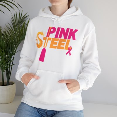 Pink Steel Unisex Heavy Blend™ Hooded Sweatshirt