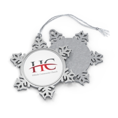 Pewter Snowflake Ornament