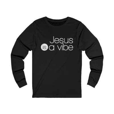 Jesus is a Vibe Unisex Jersey Long Sleeve Tee