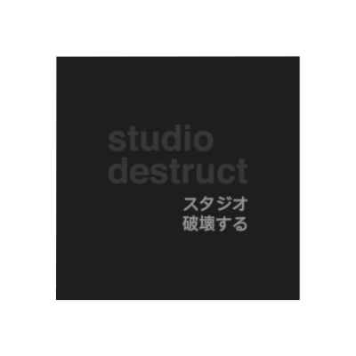 Studio Destruct Dark on Dark Magnet