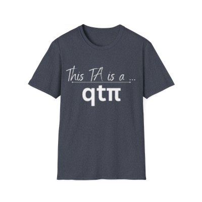 QT-Pi TA Tee - White Letters