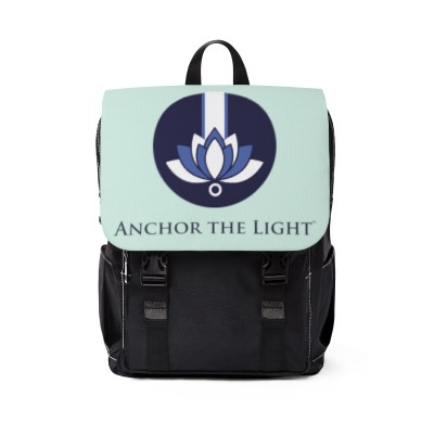 Anchor The Light Oxford Canvas Laptop Backpack - Mint (Unisex)