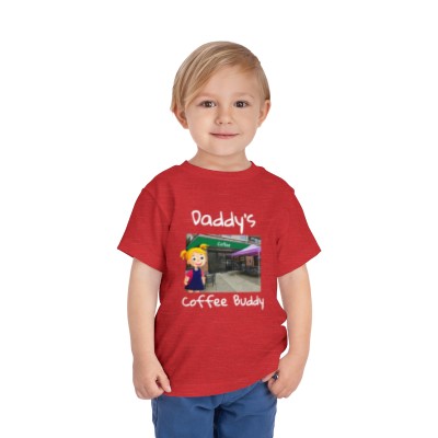 Daddy's Coffee Date - Coffee Buddy - Toddler T-shirt
