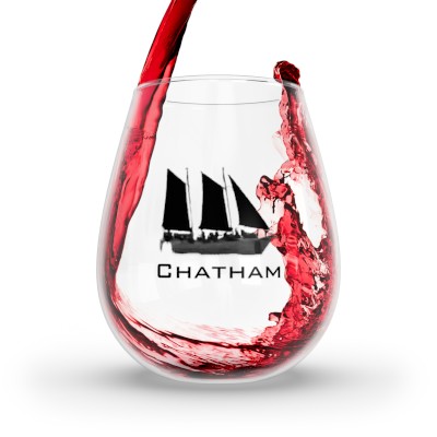Dark Sails Chatham Stemless Wine Glass, 11.75oz