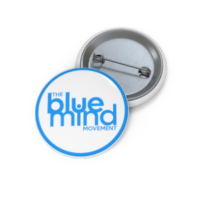The Blue Mind Movement™ Custom Pin Buttons