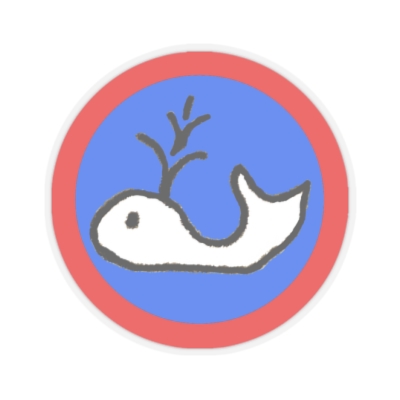 Whale Kiss-Cut Stickers