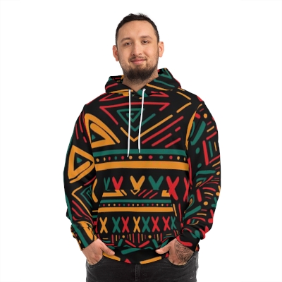 African Print Unisex Hoodie | Stylish Gift for Him/Her | Unique Hoodie Pattern |African-Inspired Hoodie