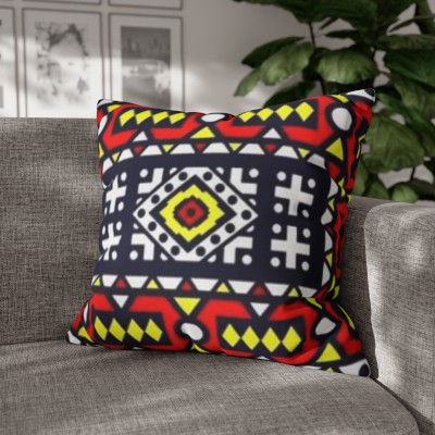 Angolan Print Polyester Pillowcase For Living Room Decor Double Sided African Print Pillowcase African Style Household Pillowcase