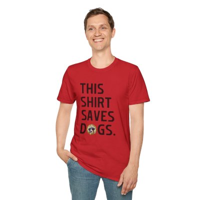 USA: “This Shirt Saves Dogs” Unisex Softstyle T-Shirt