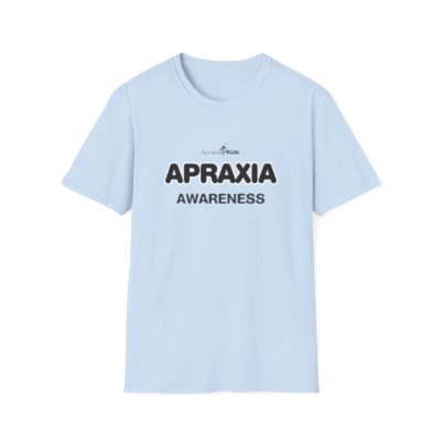 Apraxia Awareness Blue Unisex Softstyle T-Shirt