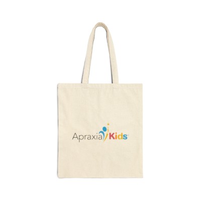 Apraxia Kids Logo Cotton Canvas Tote Bag