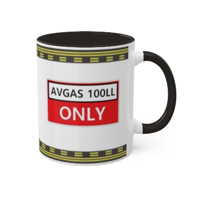 AVGAS Only/PilotEdge Logo 11oz Mug