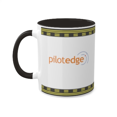 PilotEdge Logo / Hold Short Bars 11oz Mug