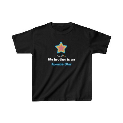 My Brother is an Apraxia Star Kids Heavy Cotton™ Tee