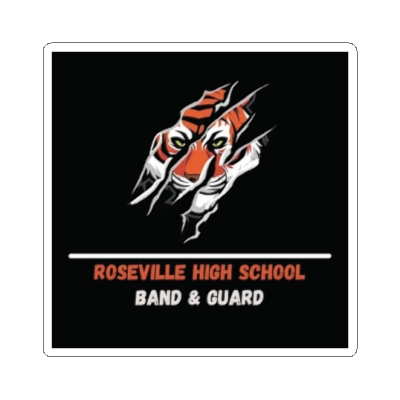 RHS Tiger Band and Guard, Kiss-Cut Stickers