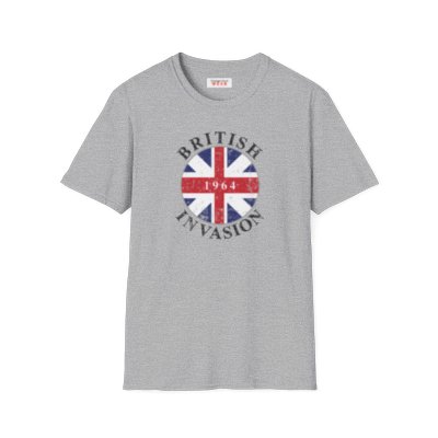 British Invasion 1964 (Distressed) - Unisex Softstyle T-Shirt