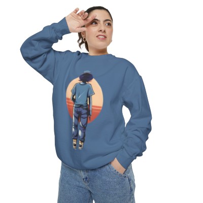 Alone Boy Unisex Garment-Dyed Sweatshirt