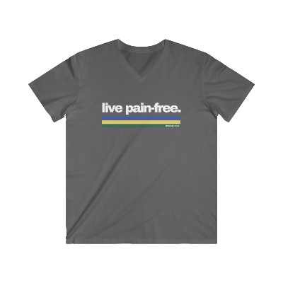 Live Pain-Free | Fitted V-Neck Short Sleeve Tee