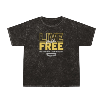 Live Pain-Free | Unisex Mineral Wash T-Shirt