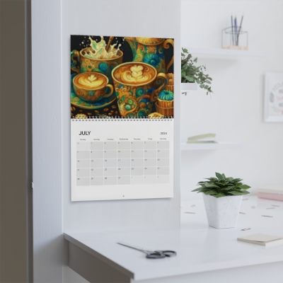 2024 Coffee Time Wall Calendar