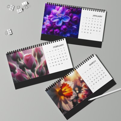 2024 Desktop Flower Calendar