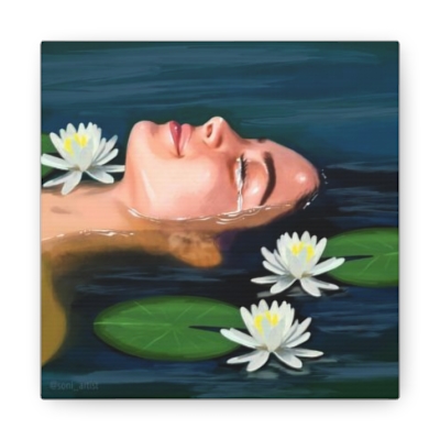 "Crying tears of gratitude" Canvas Gallery Wraps