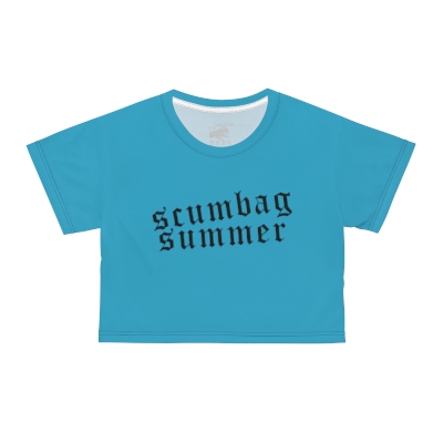 Scumbag Summer Hot Crop (Turquoise)