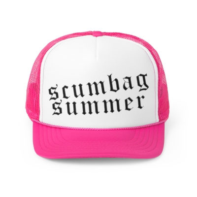 Von Scum Trucker Hat (Hot Pink)