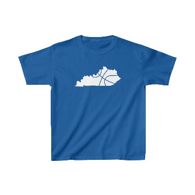 Basketball T-Shirt - State of Kentucky - Kids Heavy Cotton™ Tee - Several Colors Available
