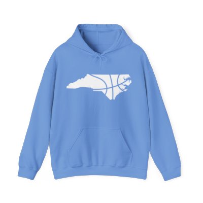 Basketball Hoodie - State of North Carolina - Unisex Heavy Blend™ Hooded Sweatshirt - Several Colors Available