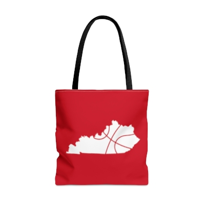 Red Tote Bag - State of Kentucky - Basketball