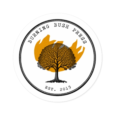 Burning Bush Round Stickers, Indoor\Outdoor