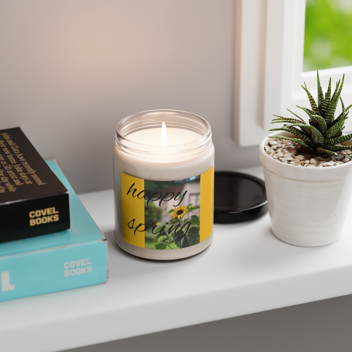 Light up the spring! Scented Soy Candle, 9oz product thumbnail image
