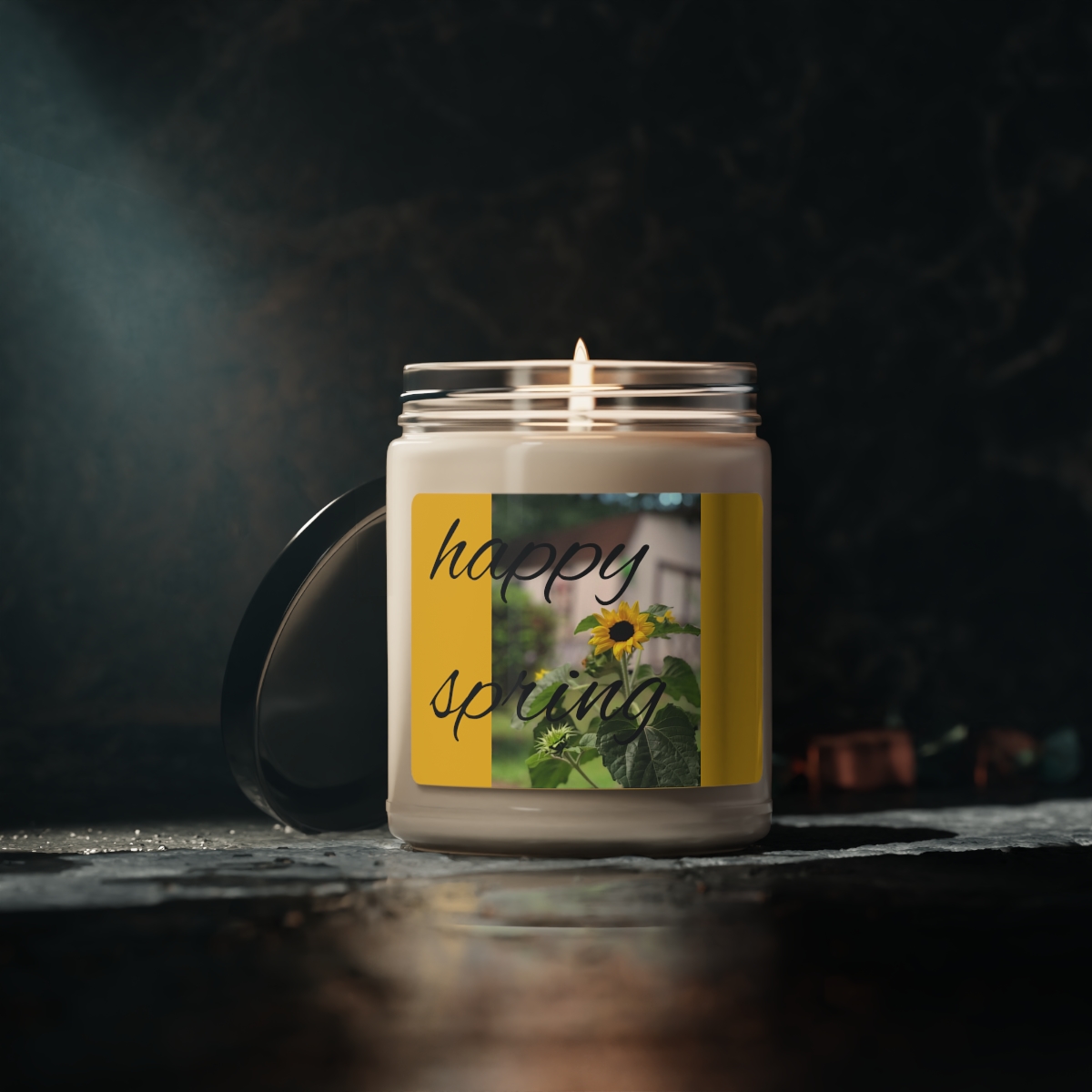 Light up the spring! Scented Soy Candle, 9oz product thumbnail image