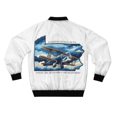 ACP Sky is Only the Beginning Bomber Jacket (White)