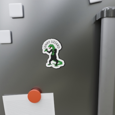Lenny Lizzard Die-Cut Magnets